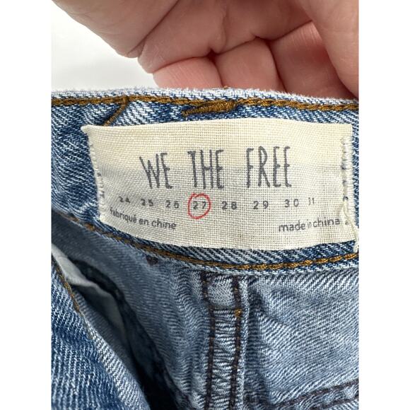 We the Free Free People Button Fly Daisy Dukes Denim Shorts Size 27 - Picture 3 of 4
